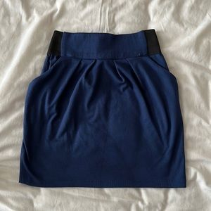 Navy skirt